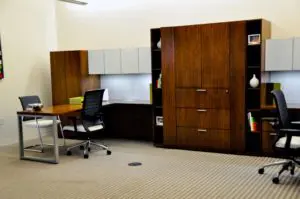 Office Desk with Cupboard Furniture
