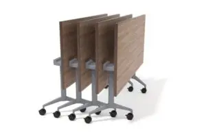 Foldable tables for work