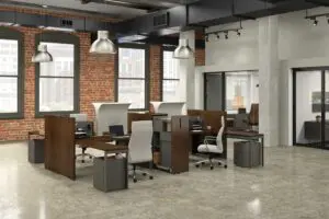 Flux Private Office series open floorplans
