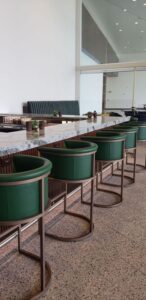 CORE Install Hospitality Green Bar Chairs