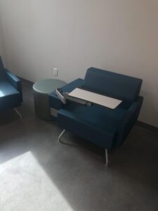 Kimball Install Seating Sofa Blue Color